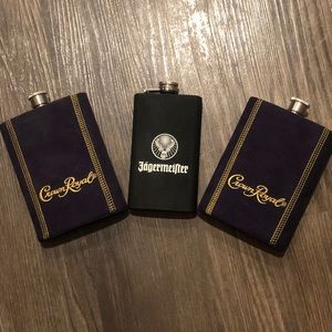 Crown Royal Flasks